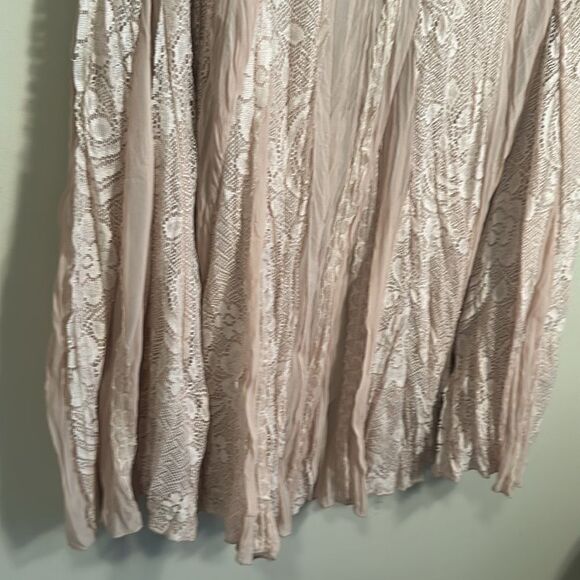 Karen Kane A-line Boho Style Tan Skirt L - Picture 3 of 8